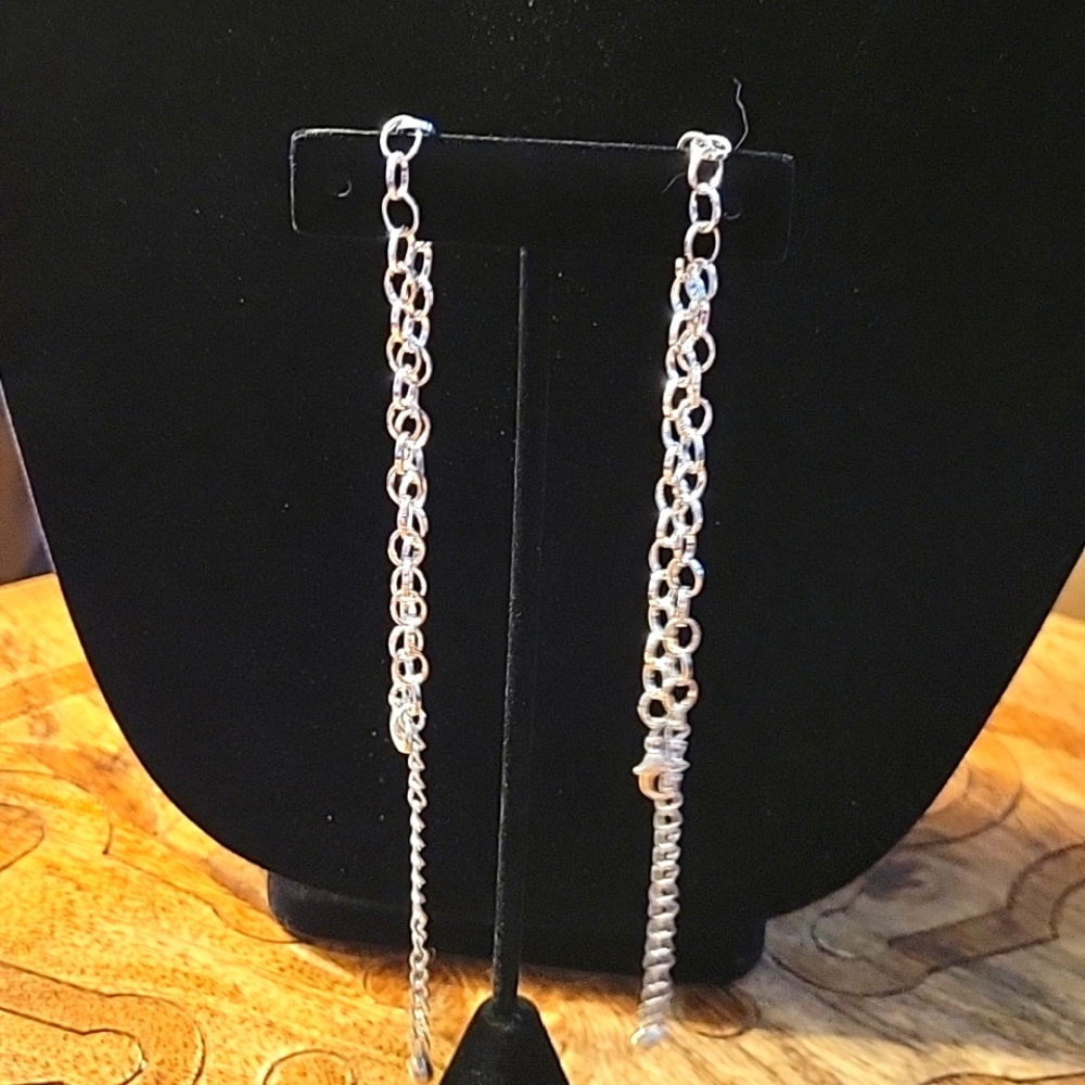 Pair Silver Plated Bracelets